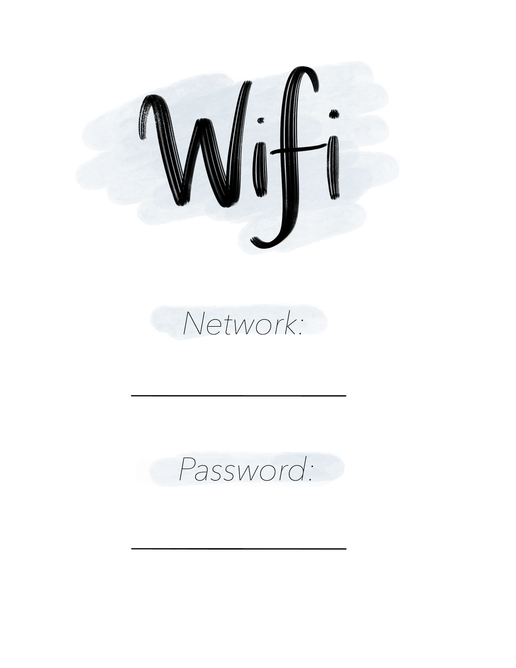 Free WiFi Signs You Didn't Know You Needed - Delightfully Sarah